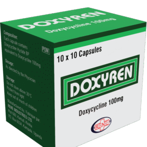 Doxycycline capsules 100mg)