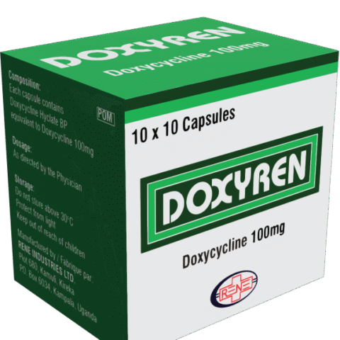 Doxycycline capsules 100mg)