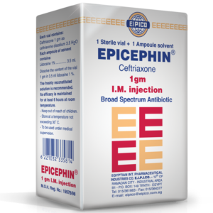 Epicephine 1G-CEFTRIAXONE INJ
