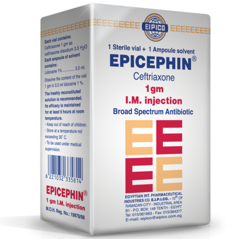Epicephine 1G-CEFTRIAXONE INJ