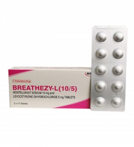 Montelukast-levocetrizine  Breathezy-L (10/5) 10’s