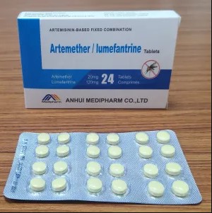 Artemether/Lumefantrine 120/120mg Tablets 24's