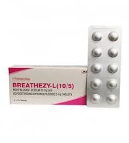 Montelukast+Levocetrizine  Breathaeaz‐L 10/5mg Tablets 1's                                                                                                                                                                                                                                                                                                                                                                                   Monteluakast Levocetrizine Breathaeaz