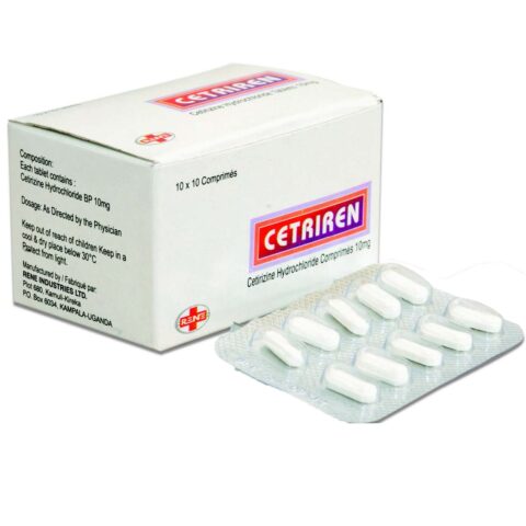 Cetrizine 10mg Cetriren Tablets 10's