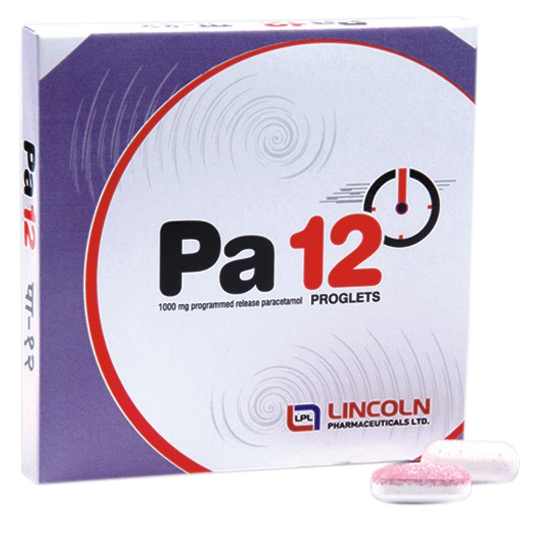 Paracetaomol Sustained Release 1000mg Pa 12 Tablets 12's