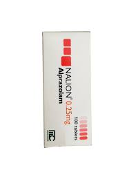 Alprazolam 0.25mg Tablets Nalion