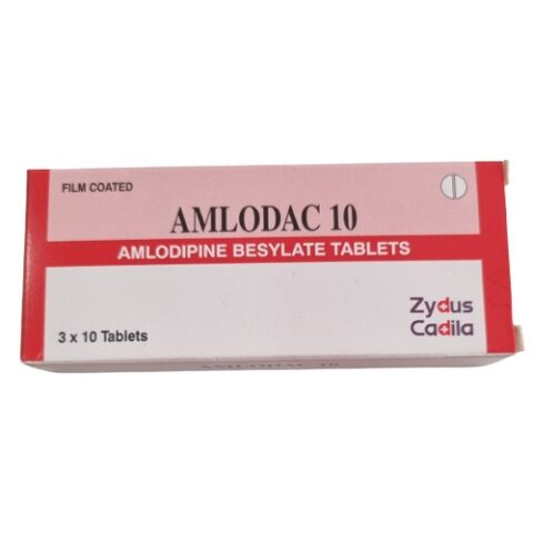 Amlodipine 10mg Amlodac 5mg Tablets 10's