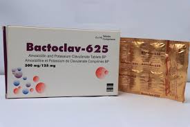 Amoxicilin Clavulanic Acid Bactoclav 625mg Tablets 1's