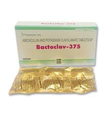 Amoxicilin Clavulanic Acid Bactocla 375 Tablets 1's