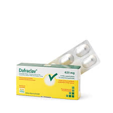 Amoxicilin+Clavulanic Acid Dafraclav 625mg Tablets 1's