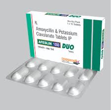 Amoxicilin+Clavulanic Acid 1000mg Tablets 10's
