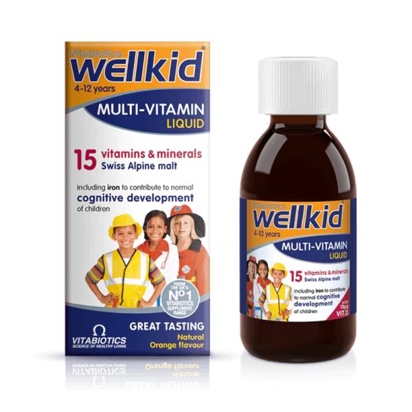 Wellkid Multi‐Vitamin Syrup (4‐12yrs)