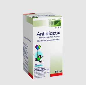 Nitazoxanide 100mg/5mg Antidiazox Syrup