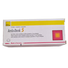 Amlodipine 5mg Amlo Denk 10's
