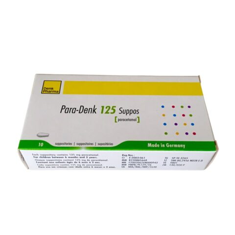 Paracetamol 125mg suppository Paradenk 1's