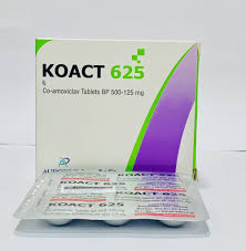 Co-amoxiclav Koact 625mg tablets 10's