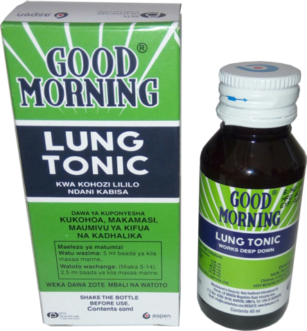 Good Morning Lung Tonic 60ml syrup