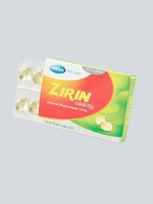 Cetrizine 10mg Capsules Zirin 10's