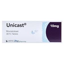 Montelukast 10mg Unicast Tablets 5's