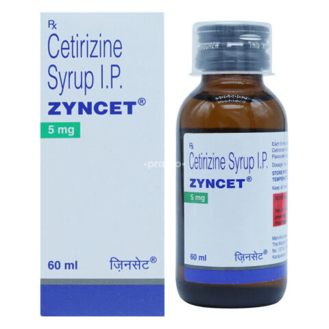 Cetrizine Zyncet Syrup 5mg / 5ml