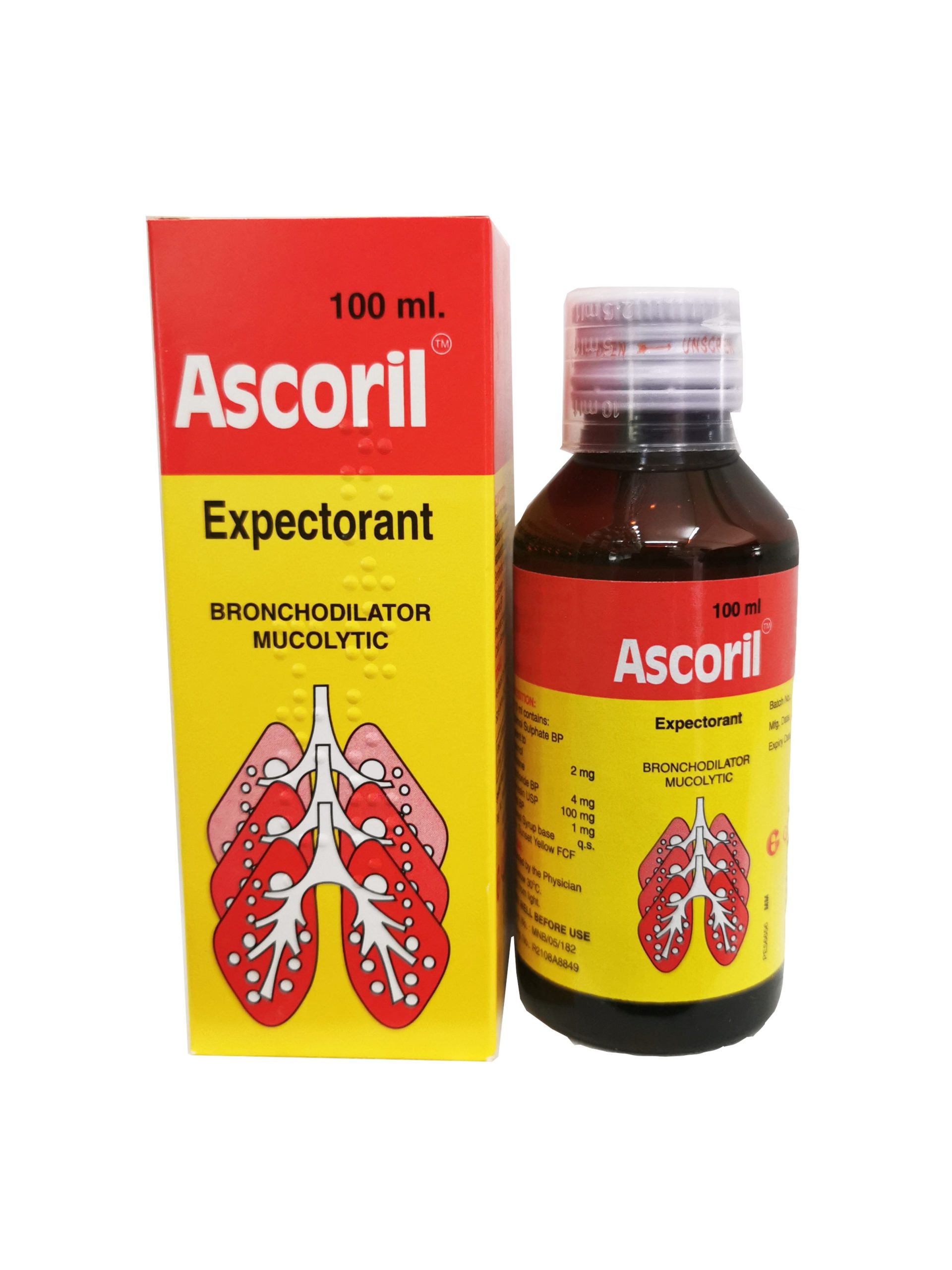 Ascoril expectorant syrup 100ml