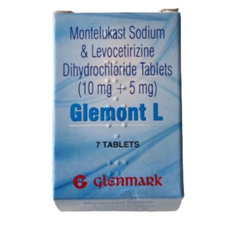 Montelukast sodium/ Levocetrizine(10/5mg) Glemont L Tablets  7’s