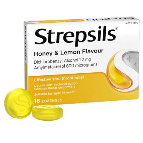 Strepsils  Honey and Lemon lozenges  10’s