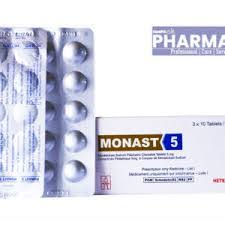 Montelukast 5mg Monast tablets 10’s