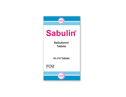 Salbutamol 4mg Sabulin tablets 10’s