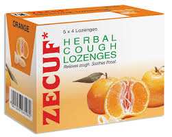Zecuf Orange Herbal Lozenges 4's