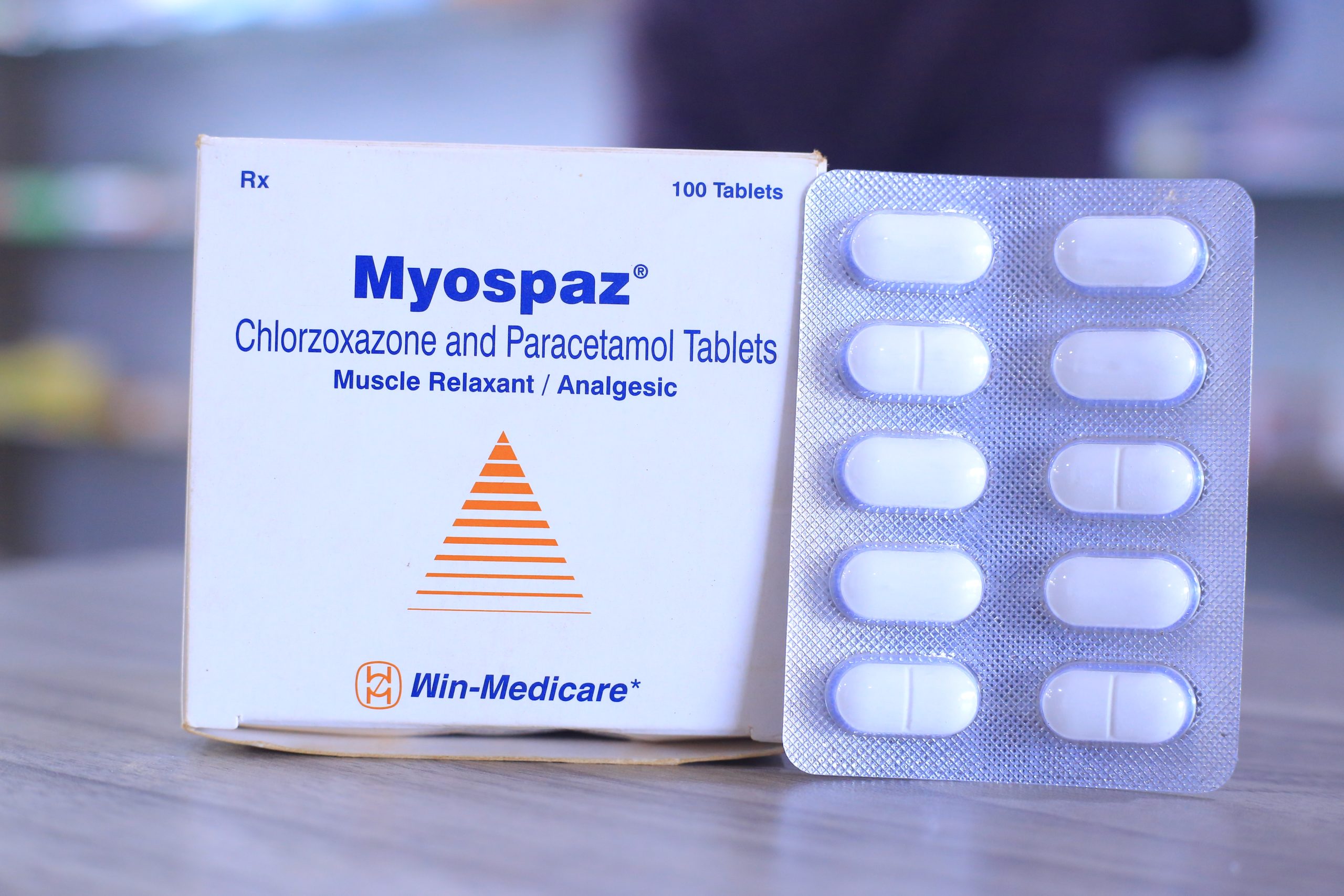 Paracetamol/ Chlorzoxazone Tablets Myospaz 10's