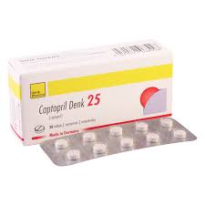 Captopril Denk 25mg 10's