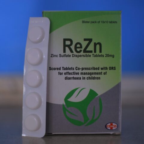 Zinc sulfate dispersible tabs 20mg