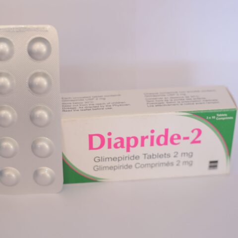 DIAPRIDE-2 GLIMEPIRIDE 2MG TABLET X30