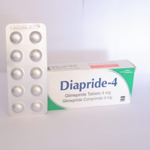 Diapride-4mg Tablets x 30''