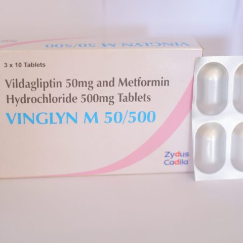 VINGLYN 50/500 VILDAGLIPTIN 50MG AND  MEFTFORMIN 500MG