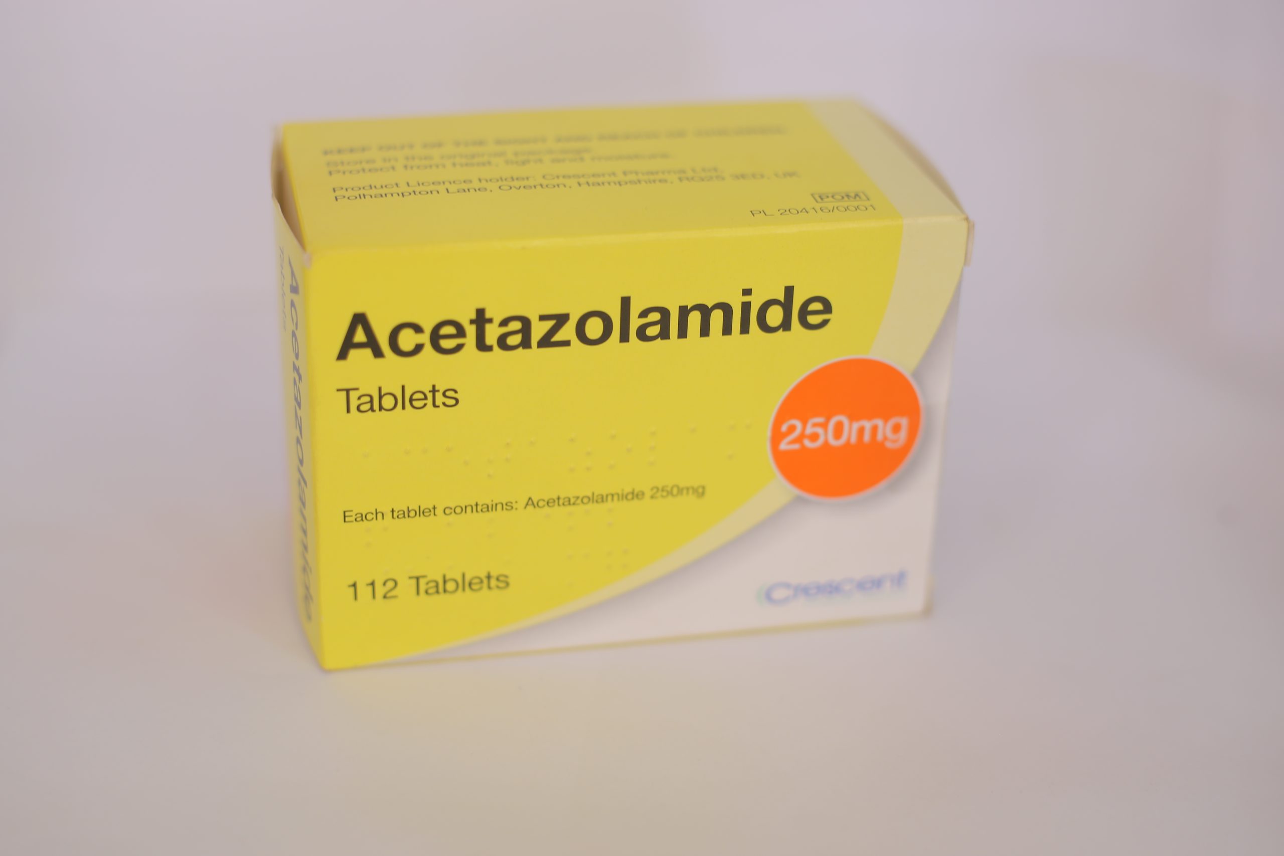 Acetazolamide 250mg Tablets