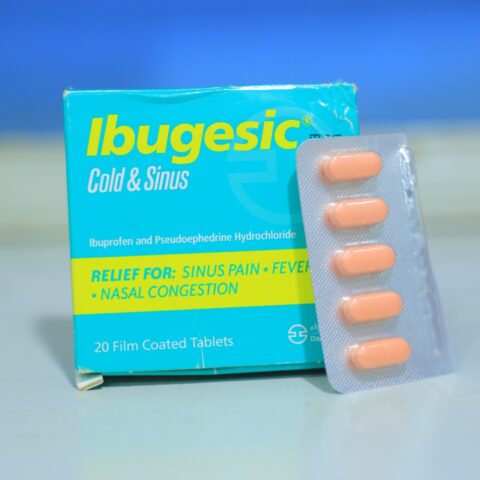 Ibugesic cold and sinus tabs