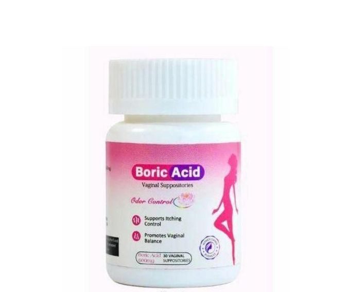 Boric Acid Vaginal Suppositories - 30