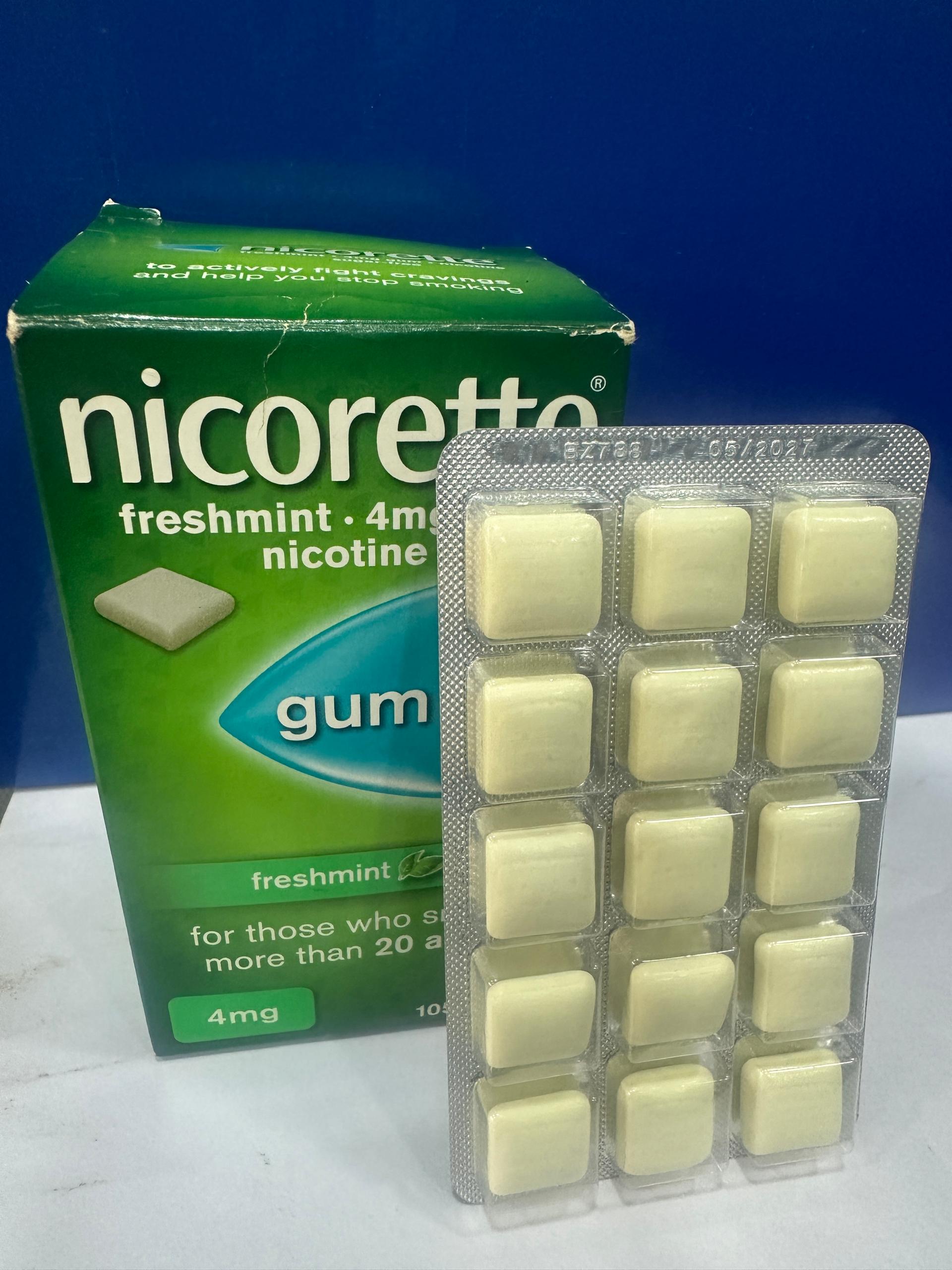 Nicorette gum 4mg (15pcs)