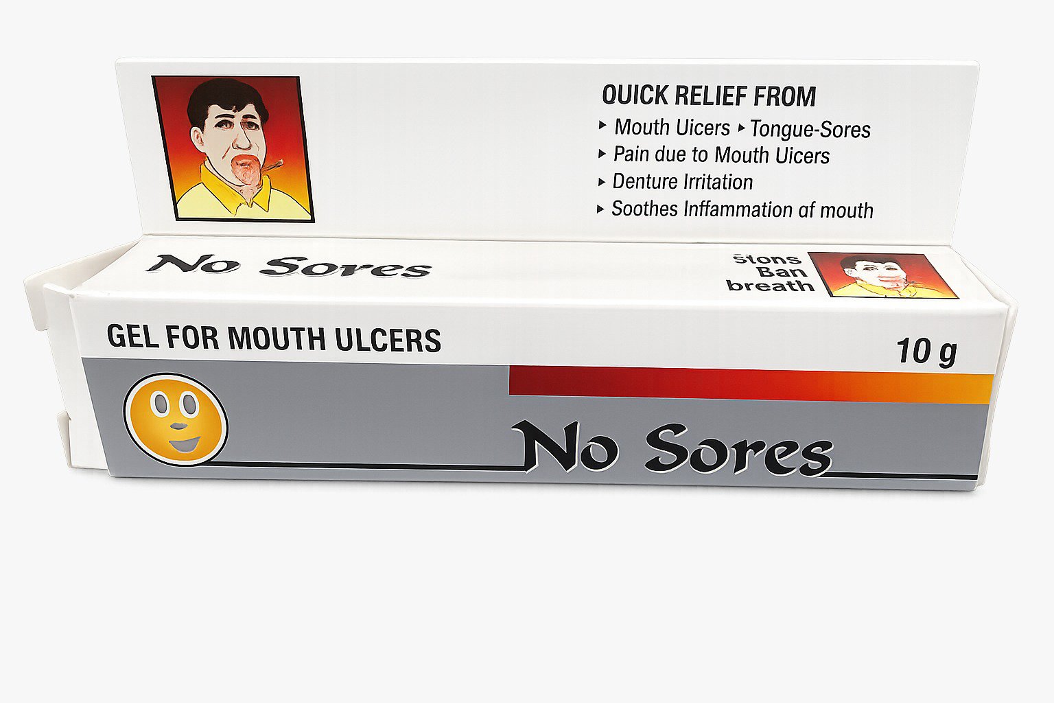 No sore Gel For Mouth Ulcers