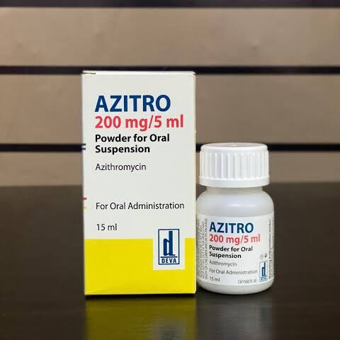 Azithro 200mg/5ml powder for oral suspension