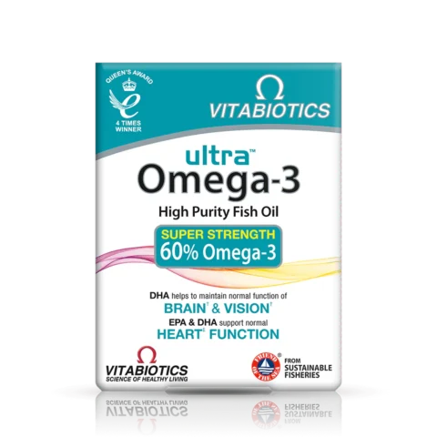 Ultra Omega-3 High Purity Fish Oil Capsules 60’s