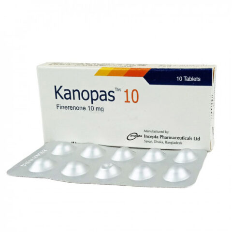 Finerenone 10mg tablets; 3500shs per tablet