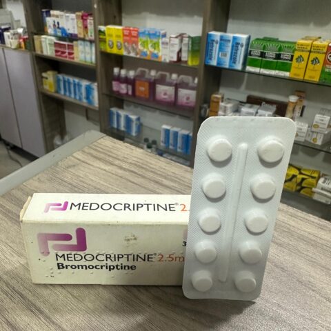 Medocriptine 2.5mg tablets