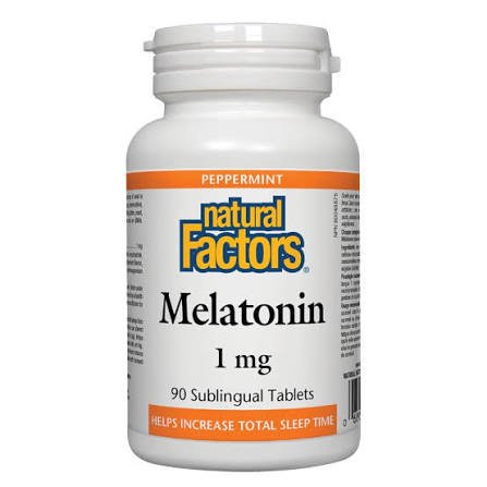 Natural Factors Melatonin 1mg Peppermint 90 Tabs at 2000shs each