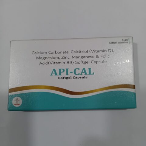 API-CAL soft gel capsule