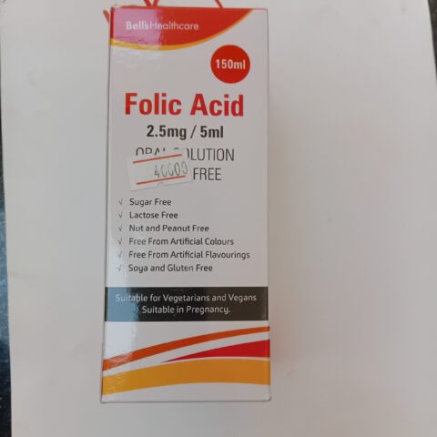 Folic Acid 2.5mg/5ml